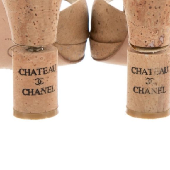CHANEL Sandals Chateau Chanel Wine Corks CC - Picture 4 of 7
